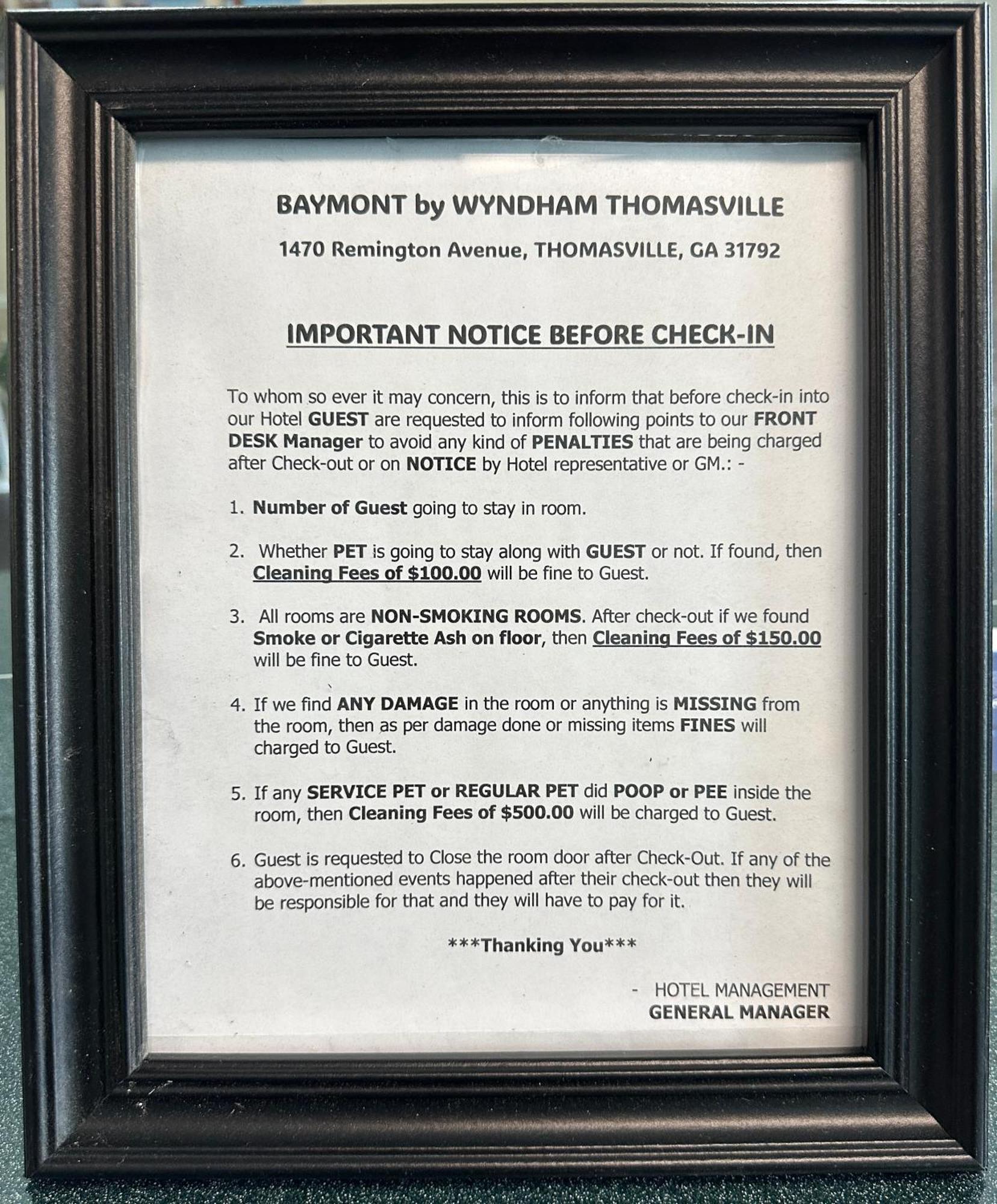 Baymont By Wyndham תומאסוויל מראה חיצוני תמונה
